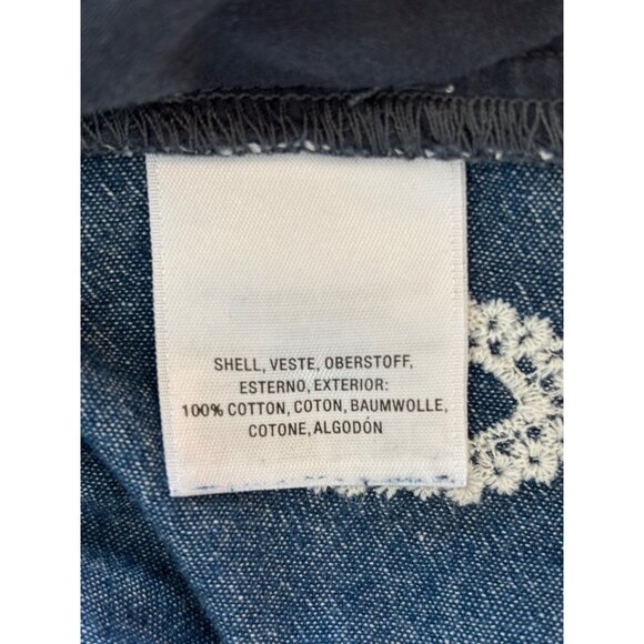 Anthropologie Ett:Twa Shorts Size Small Embroidered Scalloped Eyelet Pull On - Picture 7 of 7